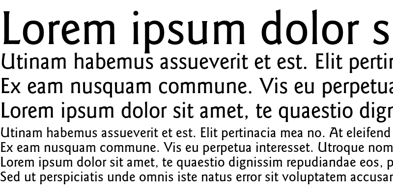 Sample of ITC Goudy Sans Pro Medium