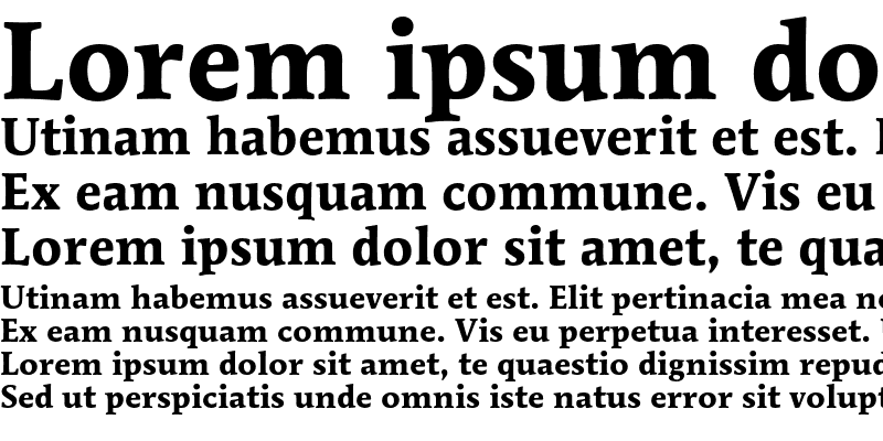 Sample of ITC Mendoza Roman Std Bold