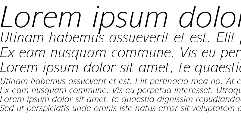 Sample of ITC Mixage Book Italic