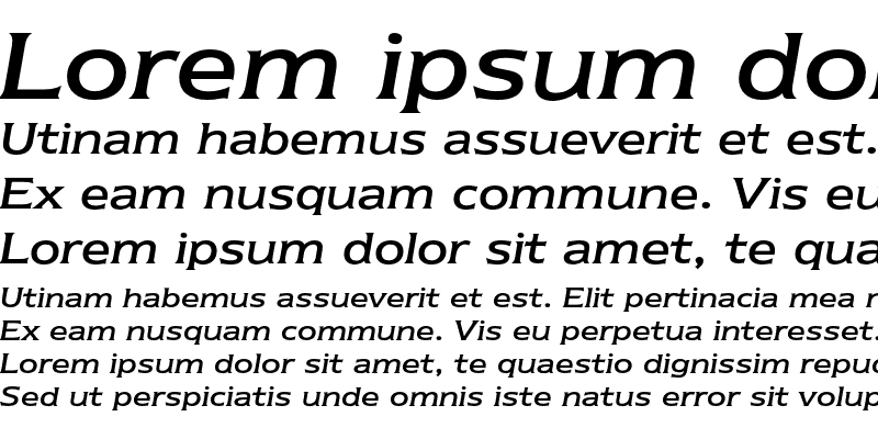 Sample of ITC Newtext