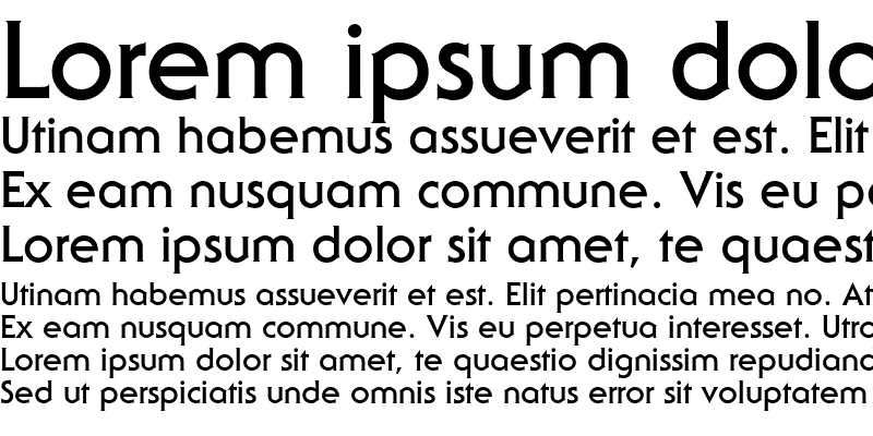 Sample of ITC Serif Gothic Bold