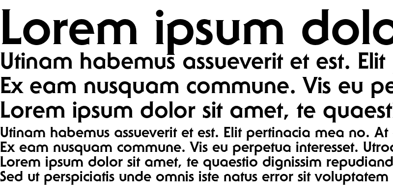 Sample of ITC Serif Gothic Std Extra Bold