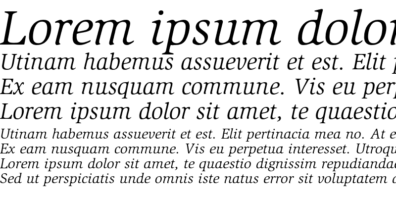 Sample of ITC Slimbach Book Italic