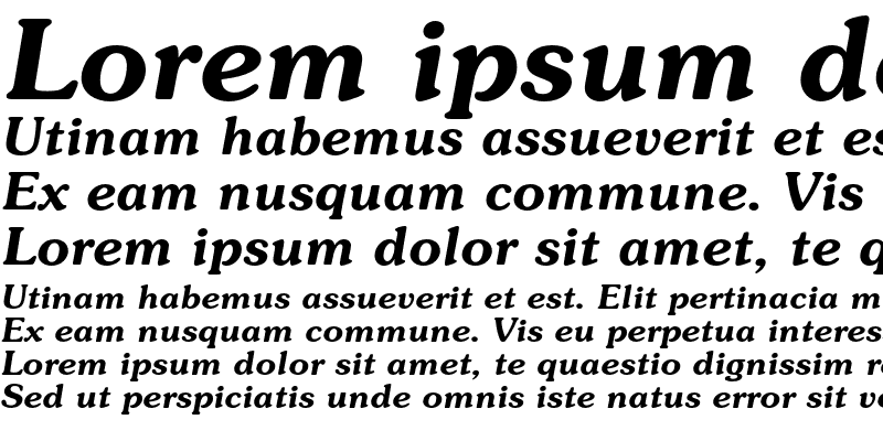 Sample of ITC Souvenir Std Demi Italic