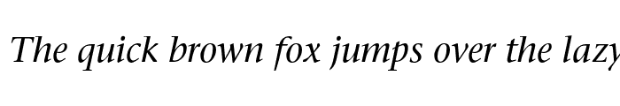 Preview of ITC Stone Serif Italic