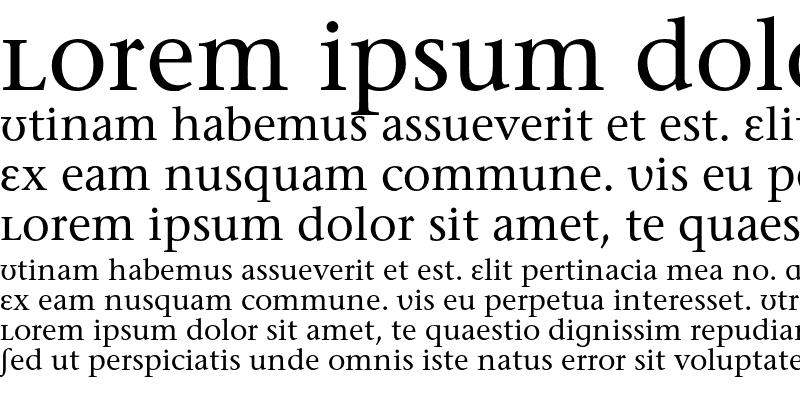 Sample of ITC Stone Serif Phonetic IPA Regular