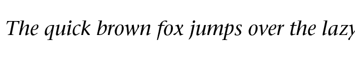 Preview of ITC Stone Serif Std Medium Italic