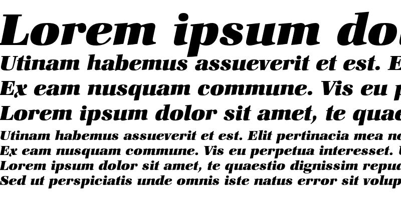 Sample of ITC Zapf Book Heavy Italic