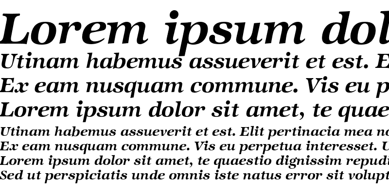 Sample of ITC Zapf International Demi Italic