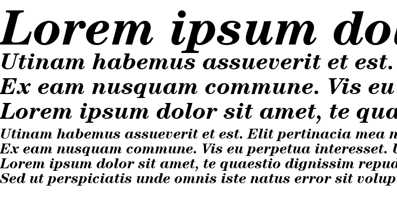 Sample of ITCCentury LT Book Bold Italic