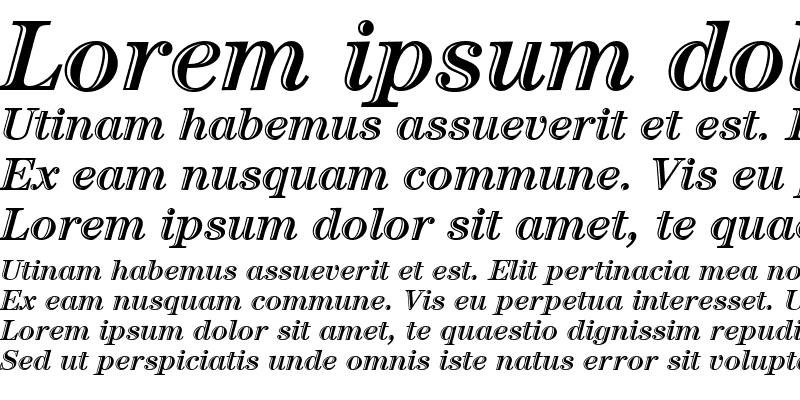 Sample of ITCCentury LT HandtooledBd Italic