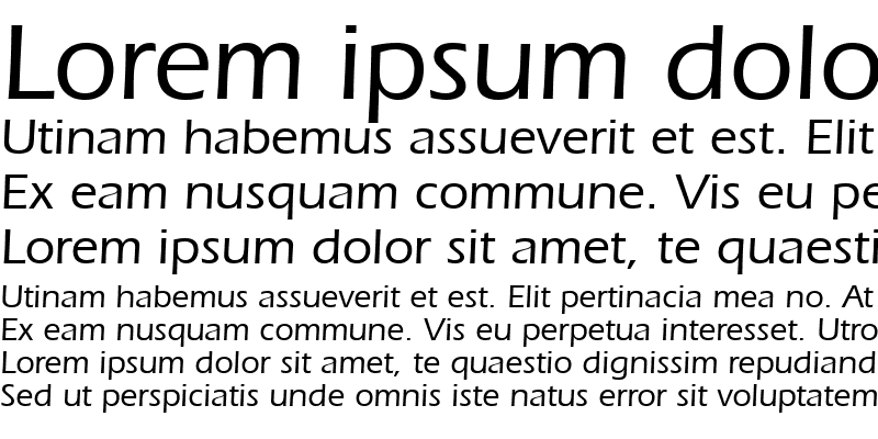 Sample of ITCEras-Medium MediumItalic