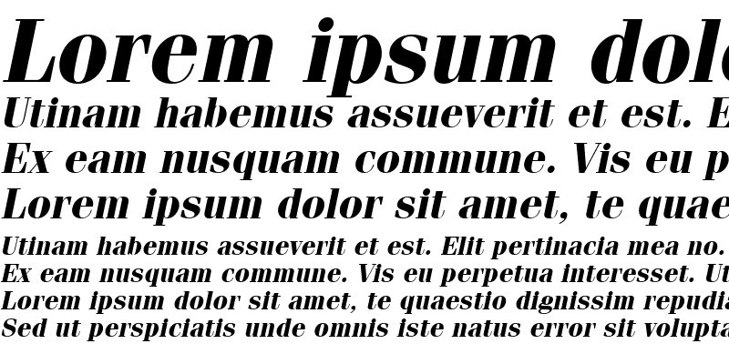 Sample of ITCFenice LT Regular Bold Italic