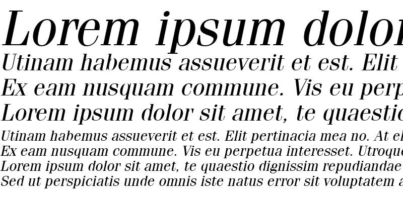 Sample of ITCFenice LT Regular Italic