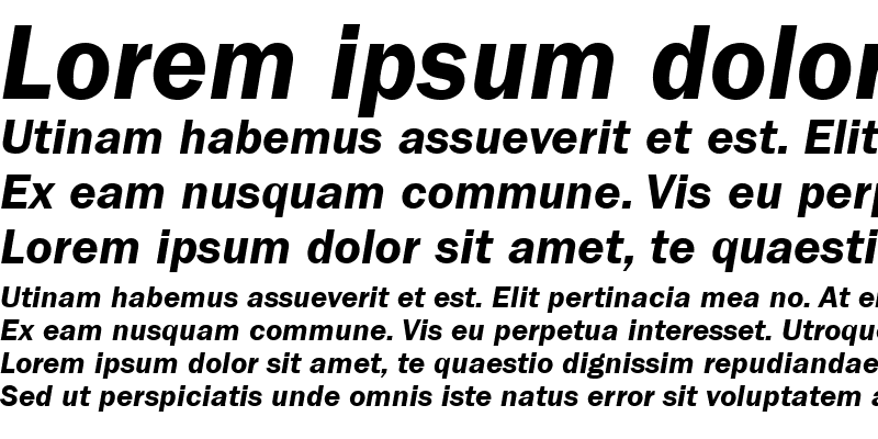 Sample of ITCFranklinGothic LT Book Bold Italic