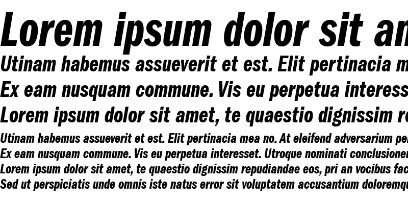 Sample of ITCFranklinGothic LT BookCp Bold Italic