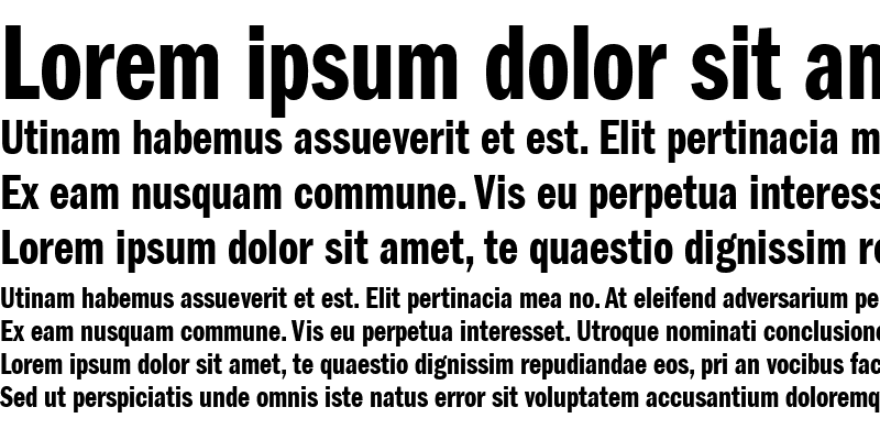 Sample of ITCFranklinGothic LT BookCp Bold