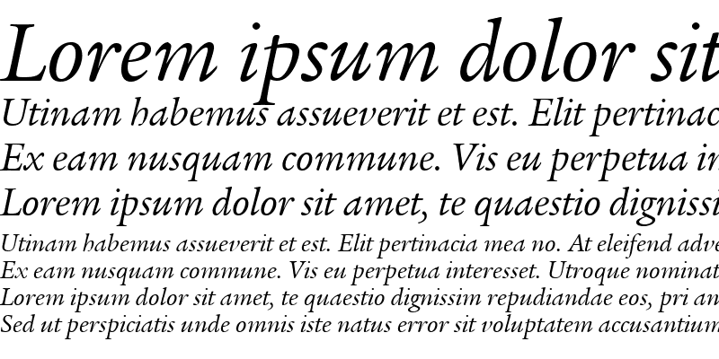 Sample of ITCLegacySerif-Book