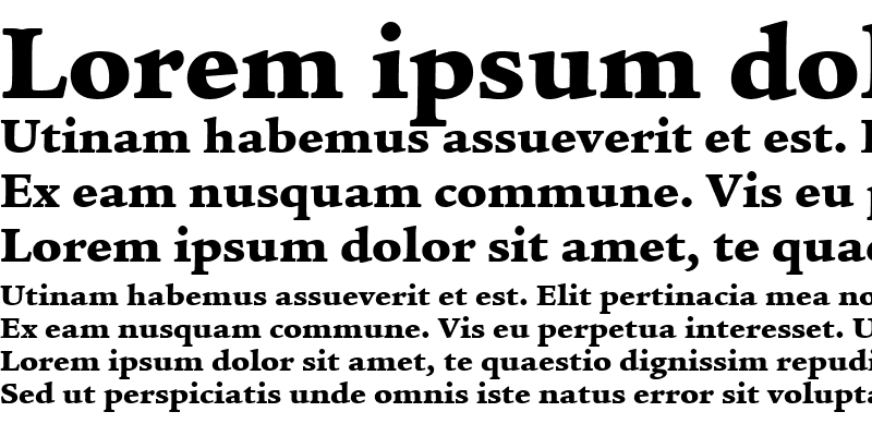 Sample of ITCLegacySerif LT Ultra