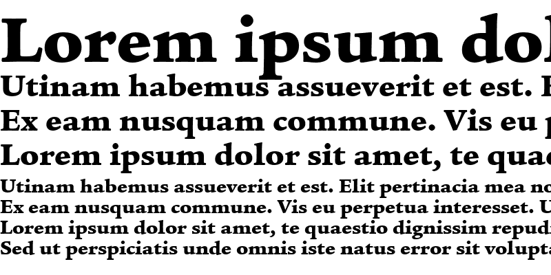 Sample of ITCLegacySerif-Ultra