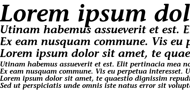 Sample of ITCStoneInformal-SemiBold