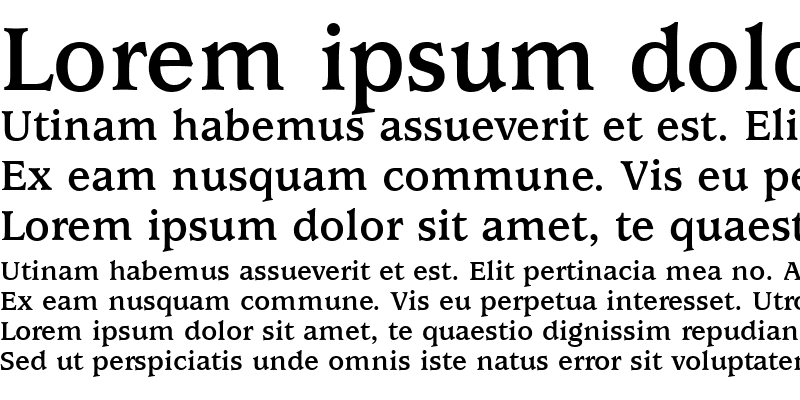 Sample of ITCUsherwood Bold