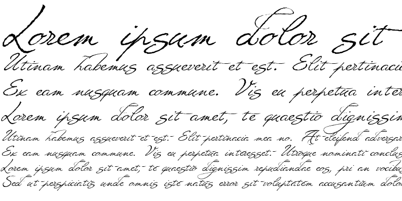 Sample of Ivana Script URW D Regular