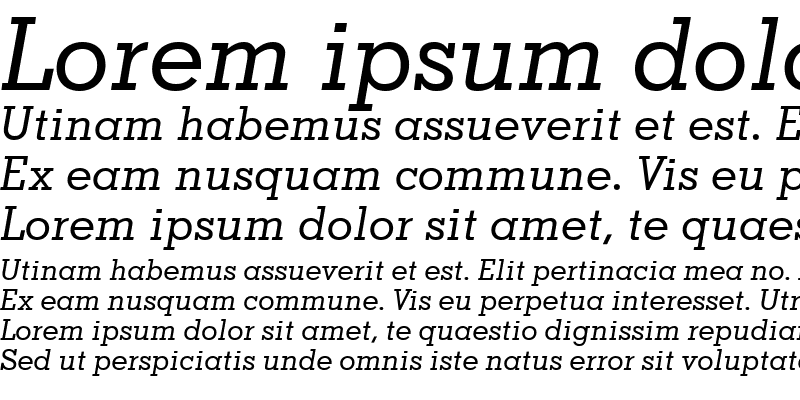 Sample of Jaak SSi Italic