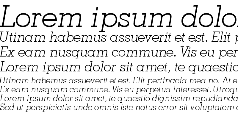 Sample of JaakLightSSK Italic