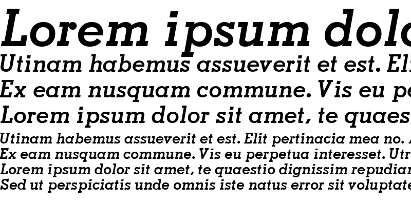 Sample of JaakSSK Bold Italic