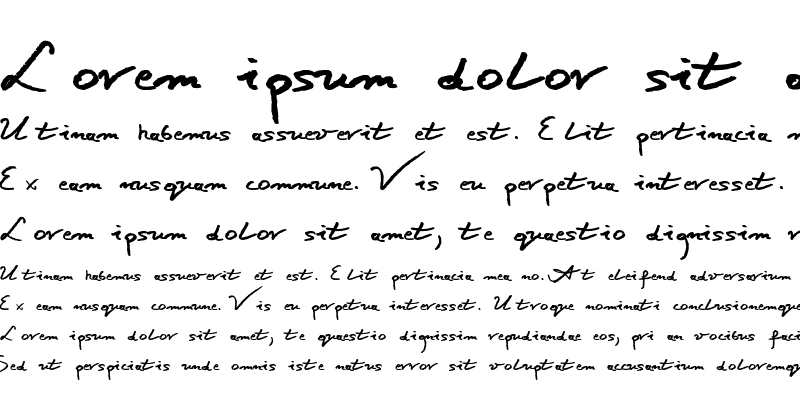 Sample of Jacek Zieba-Jasinski Italic