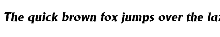 Preview of JacobBeckerAntique-ExtraBold Italic