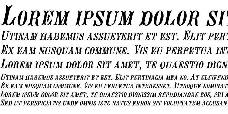 Sample of Jacques Italic