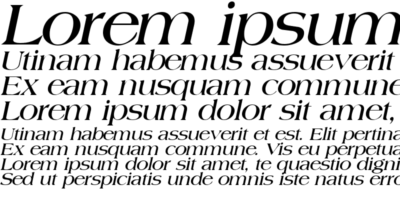 Sample of Jade Italic