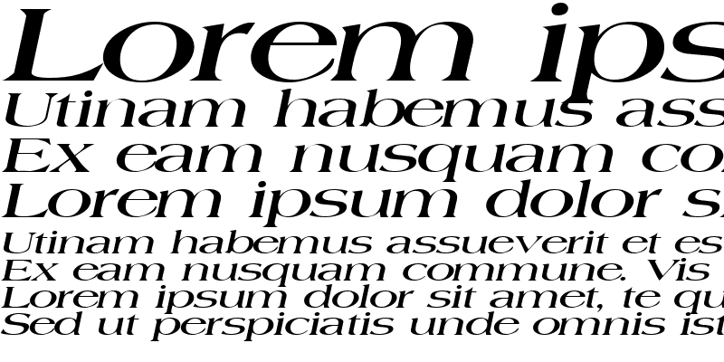 Sample of JadeExtended Italic