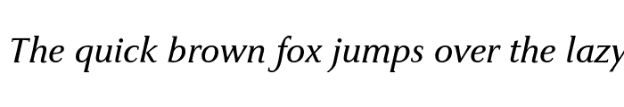 Preview of JaguarJC Book Italic