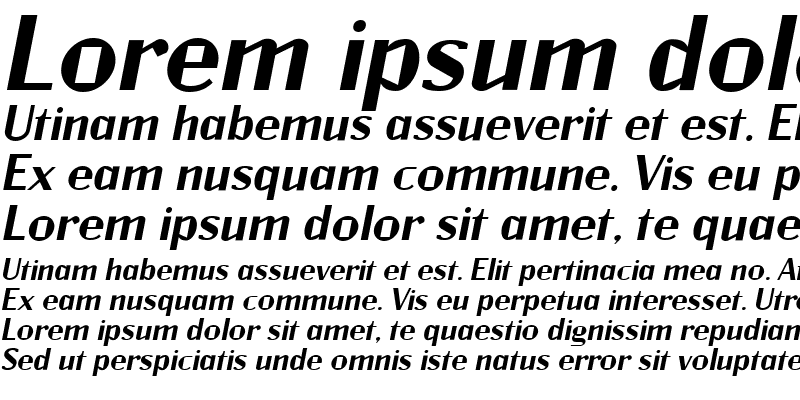 Sample of Jagz Italic