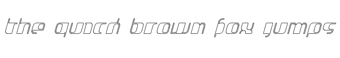Preview of Jakone Outline Italic