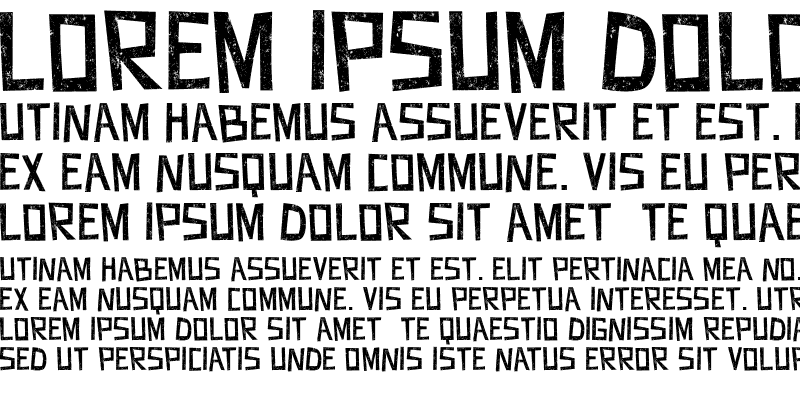 Sample of JAMES FONTS Regular