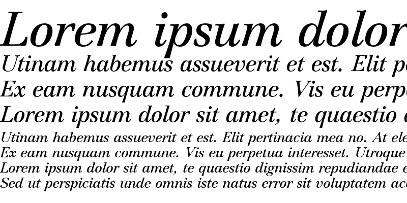 Sample of Jamille AT Book Italic