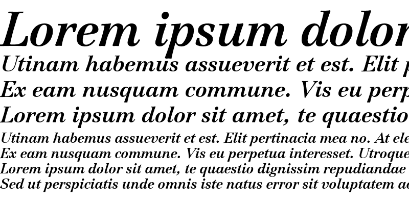 Sample of Jamille ITC Std Bold Italic