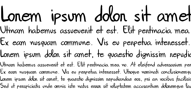 Sample of Janepix Handwriting