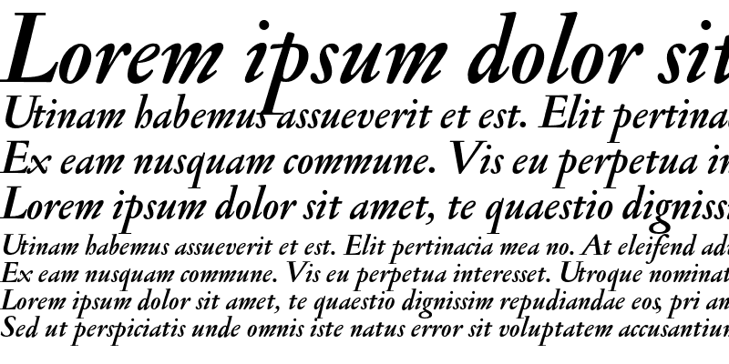 Sample of Jannon Ant Bold Italic