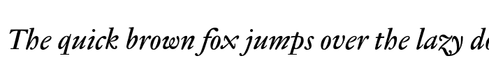 Preview of Jannon Text Med OSF Italic