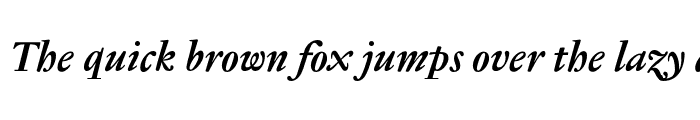 Preview of Jannon Text OSF Bold Italic