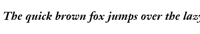 Preview of JansonText LT Bold Italic