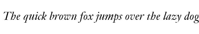 Preview of JansonText RomanSC Italic
