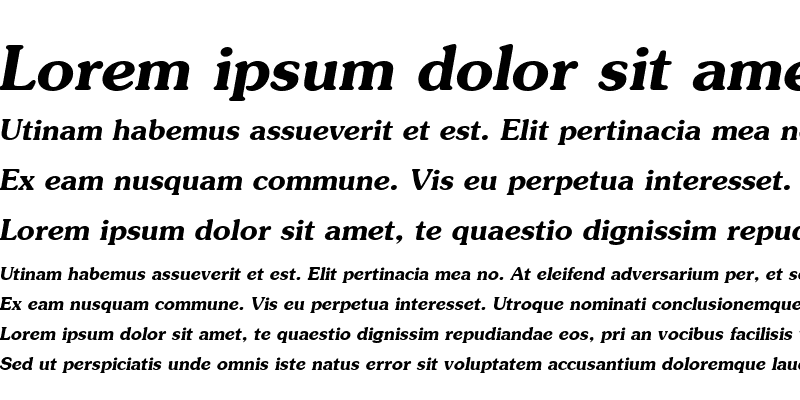 Sample of JasmineUPC Bold Italic