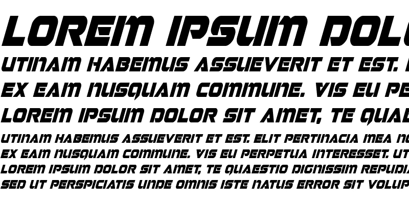 Sample of Jeebra Condensed Italic Condensed Italic