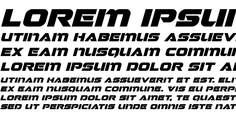 Sample of Jeebra Expanded Italic Expanded Italic